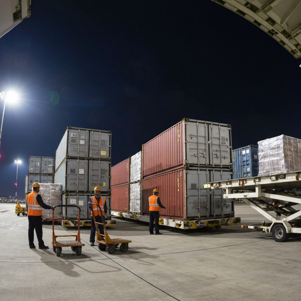 Loading cargo for Air Freight